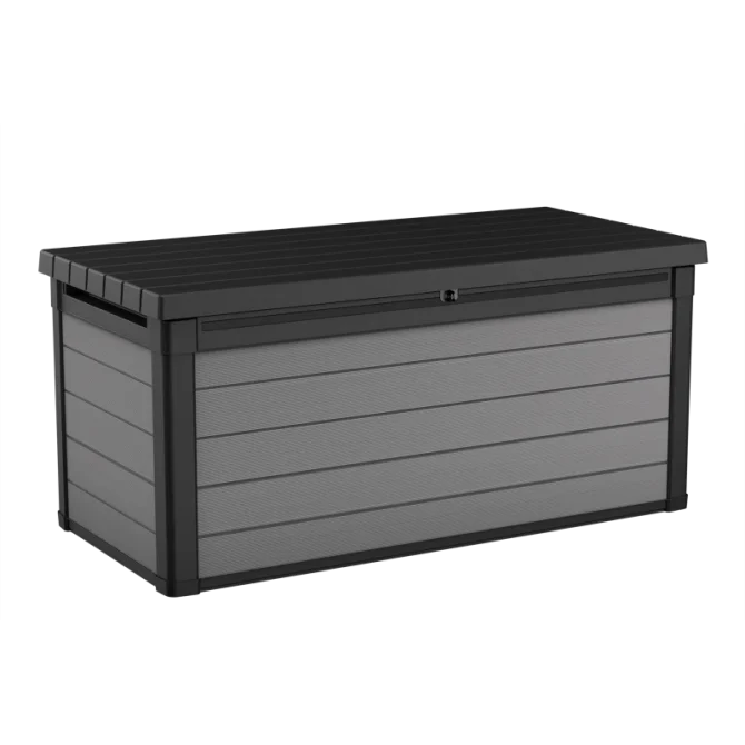 Keter Premier 570L Plastic Storage Box – Grey