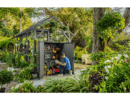 Keter 4’x2′ Cortina Alto Heavy Duty Vertical Plastic Garden Shed with Shelves-oakleysgardenmachine- Free shipping
